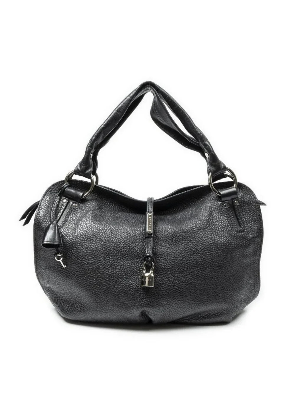 Celine Bitter Sweet Hobo Black Pebbled Leather
